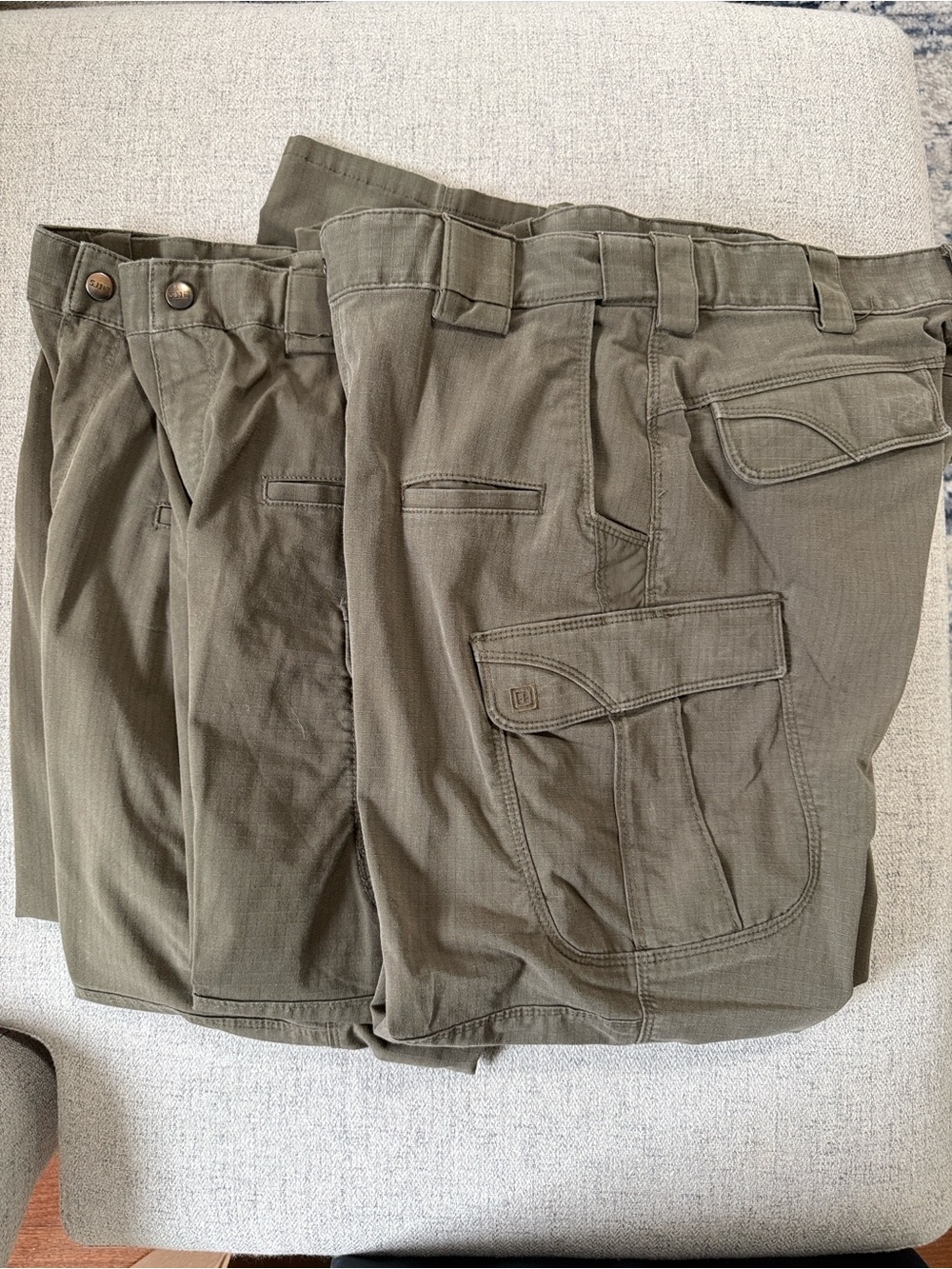 Men's 5.11 Stryke Cargo Pants - Lightweight Utility Style (Olive Green)